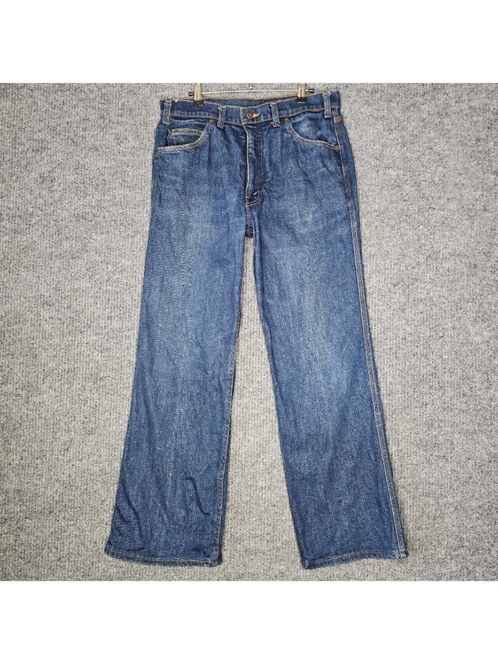 Vintage VTG 70s Levi's Movin On Wide Leg Jeans Made In USA Talon Zip sz 32 x30